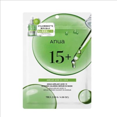 ANUA15+积雪草舒缓精华面膜7片