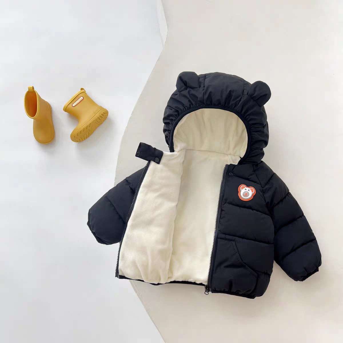 冬季儿童羽绒服0一1岁女宝宝2男孩棉衣3加绒加厚4婴幼儿外套5保暖