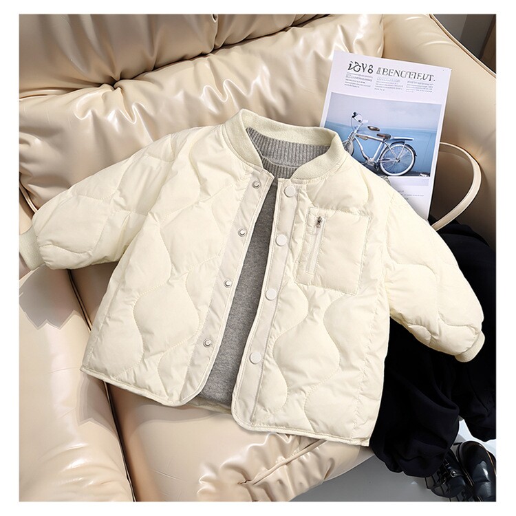 新款儿童羽绒服内胆轻薄款1-3岁宝宝4棉衣小学生校服神器外套冬季