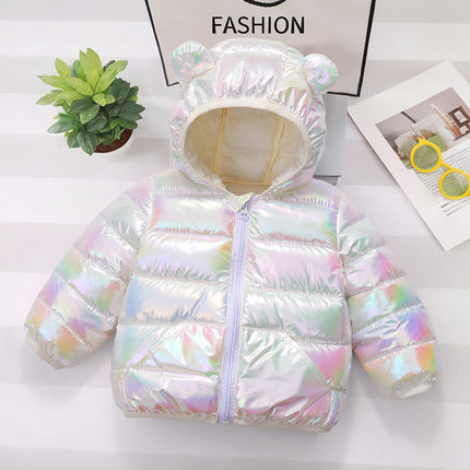 婴儿羽绒服女宝宝0一1岁秋冬季棉衣2男小童3保暖4冬装外套5轻薄款
