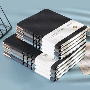 德诺简约可插笔记事本A6软皮变色皮面本A5笔记本子商务会议笔记本