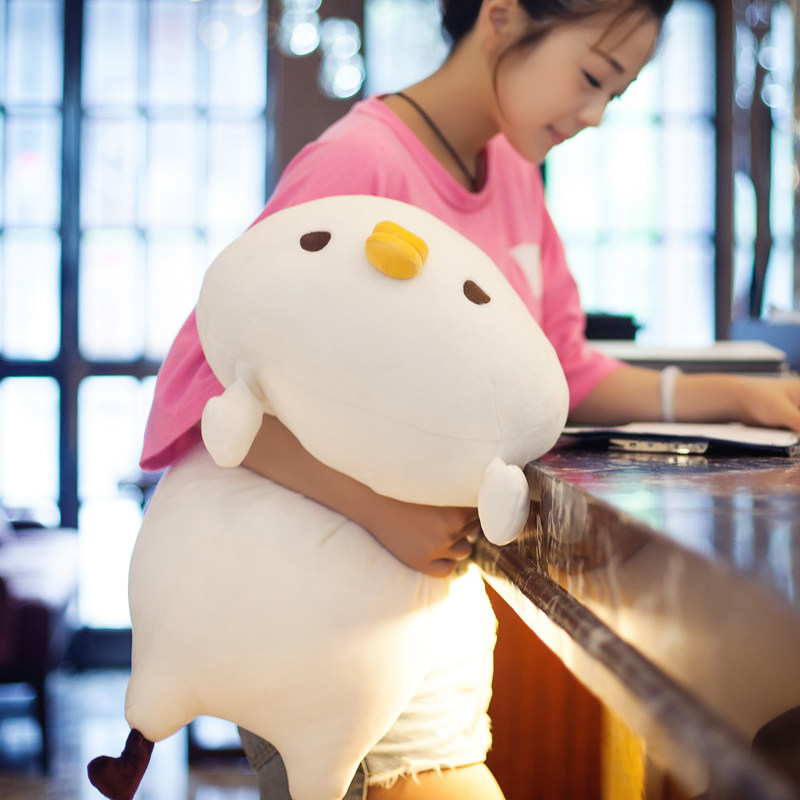 日本kanahei卡娜赫拉的小动物p佐小鸡羽绒棉毛绒公仔抱枕玩具娃娃