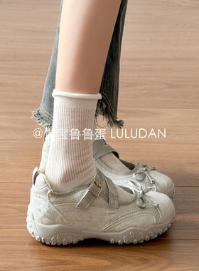 增高6CM单鞋绝美不累脚小凉鞋夏季2026巨好看的鞋子玛丽珍鞋女鞋