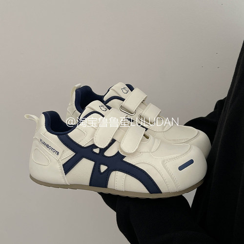 鲁鲁蛋 韩系休闲板鞋子女2026新款爆款春秋厚底小白鞋潮流休闲鞋