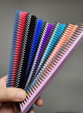 美国CONAIR耐用50年食品级环保进口材质口袋梳美容美发梳子直卷发