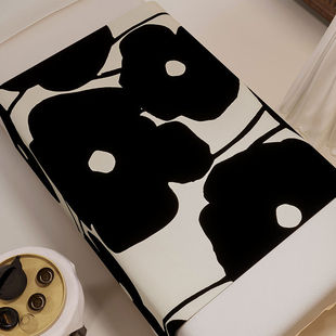 2023年美容院床罩单件高级感雪尼尔床罩盖布四季通用床单床旗盖巾