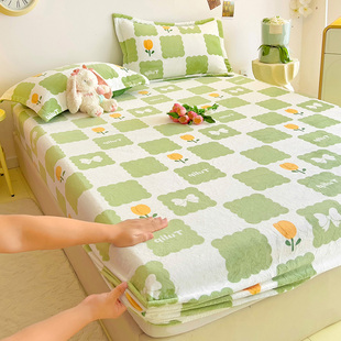 定做订制牛奶绒床笠榻榻米高低床罩套90*120*135*150*190*200*220