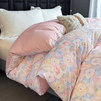 订制A类加厚全棉纯棉磨毛被套