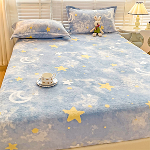 定做订制加厚牛奶绒床笠榻榻米高低床罩拼接子母床包法莱绒珊瑚绒