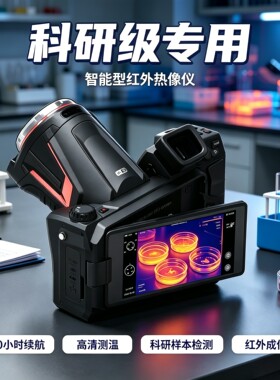 高德智感 PS610科研级专用红外热像仪精准测温高清成像AI语音分析