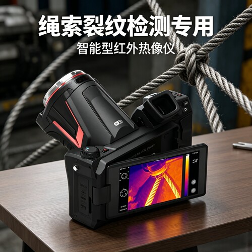 高德智感PS610绳索裂纹检测智能红外热像仪640*480像素精准测温