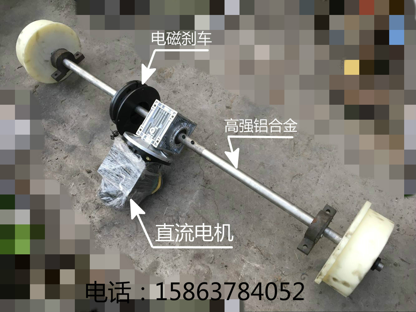 轨道轮主动轮组尼龙轨道轮驱动轮主动轮火车轮运输车轮组前进机械