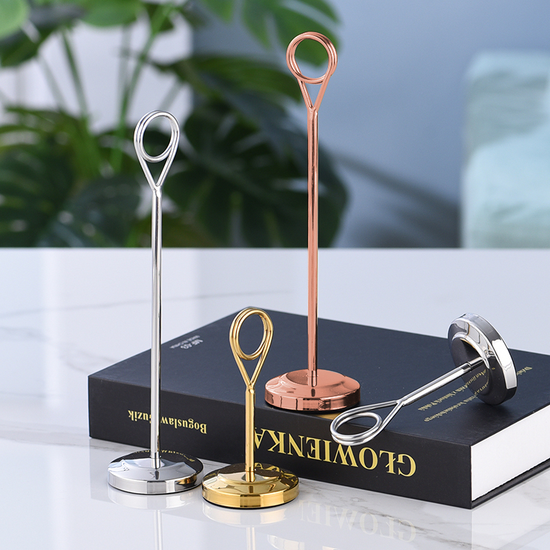 酒店餐厅自助餐台卡展示牌  不锈钢席位卡餐牌婚礼桌牌桌卡夹名片