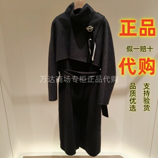 AIVEI艾薇2026冬季新款立领斗篷毛呢大衣XSV7D21B