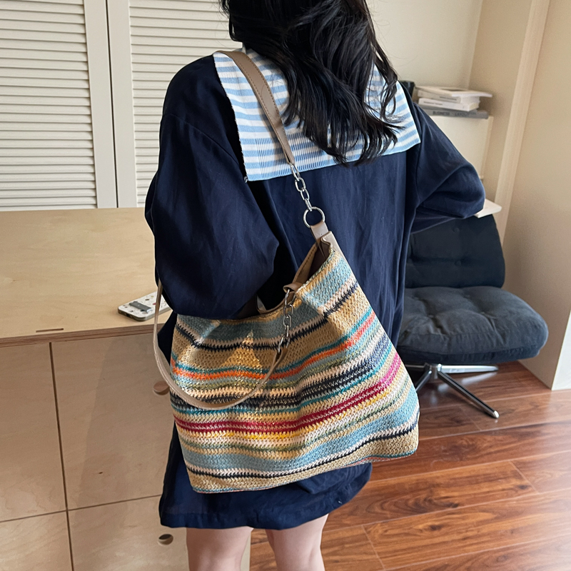软编织草编包气质高级感轻奢风