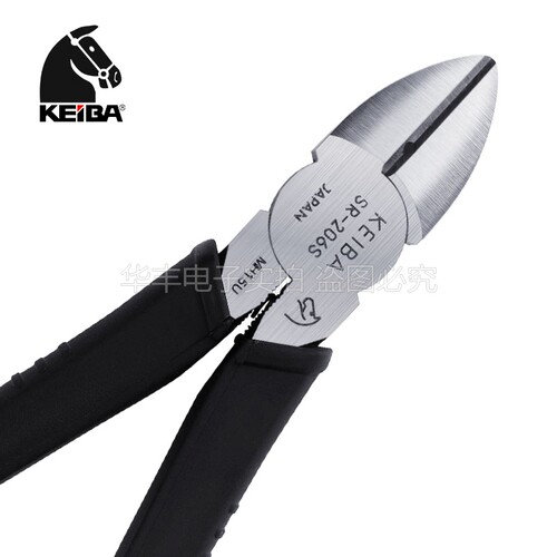 原装KEIBA马牌剪钳5寸6寸电工斜口钳斜嘴钳偏口断线钳N-206S/205S