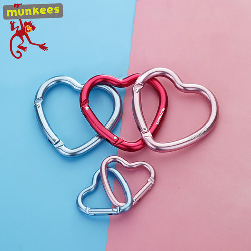 心形快挂钥匙扣粉嫩少女心颜值高