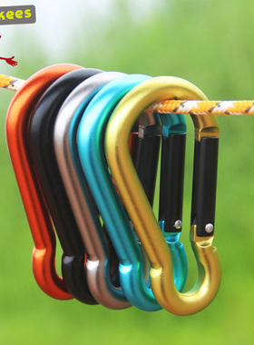 路客munkees户外葫芦快挂扣钥匙扣登山扣背包挂钩锁扣8字扣弹簧扣