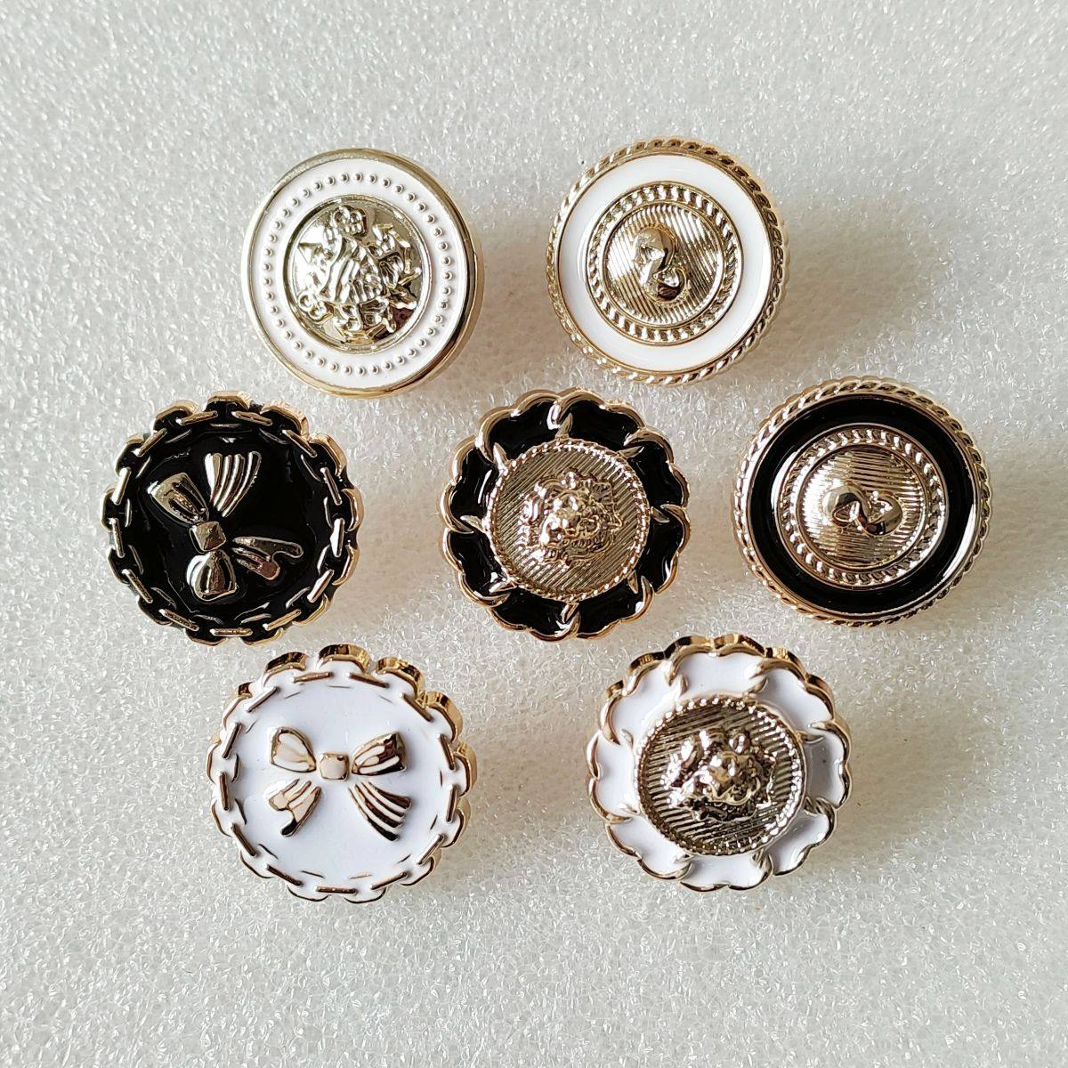 毛衣上衣女百搭小香风圆形高档纽扣扣子毛呢羊绒大衣外套装饰钮扣,居家布艺,纽扣,淘宝优惠券,粉丝福利购,淘宝优惠卷