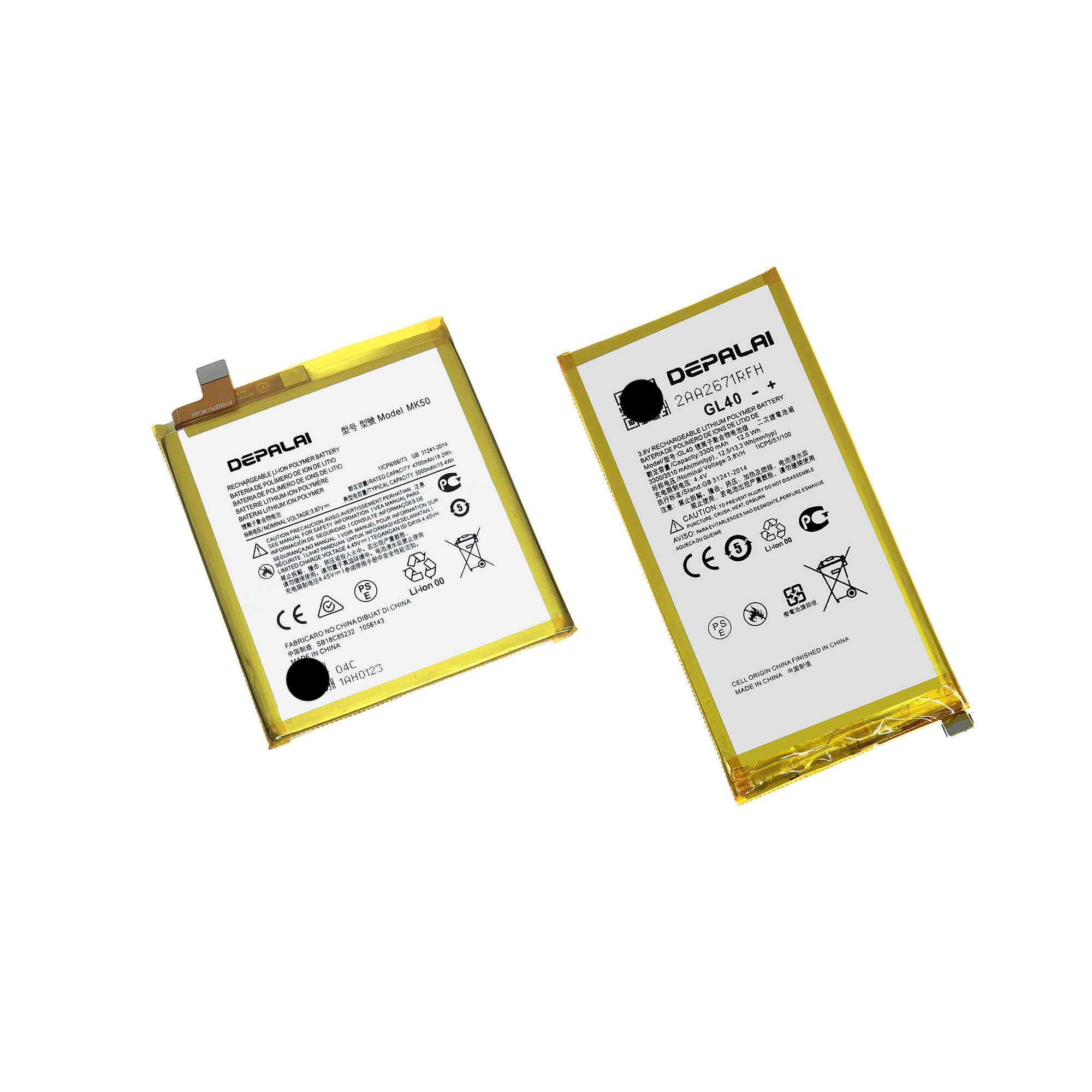 GL40 GV30 HD40适用于摩托罗拉ZPlay MotoG 5G电池MK50 NT40