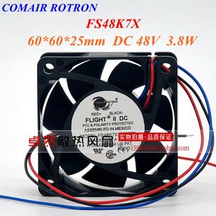 正品 美國COMAIR DC48V ROTRON 進(jìn)口軸流風(fēng)扇 3.8W全新原裝 FS48K7X