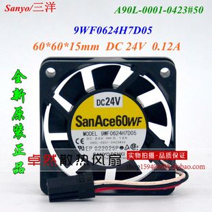 0001 全新FANUC 0423 9WF0624H7D05 发那科SanAce60W风扇 A90L