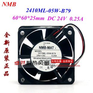 B60 05W B69 B70 24V变频器安川风扇6厘米 NMB 2410ML