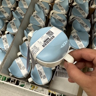 宜家波利亚杯练习吸水杯子宝宝学饮杯鸭嘴杯吸水防漏防摔带手柄杯