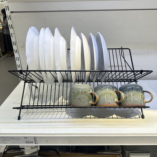IKEA宜家滤干架餐具沥水架克沃餐具滤干架碗碟收纳架IKEA正品包邮