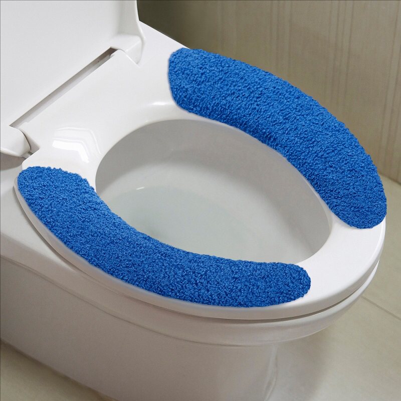 宜家思卡文马桶座圈垫浴室马桶柔软暖和可剪裁座圈垫重复粘马桶套