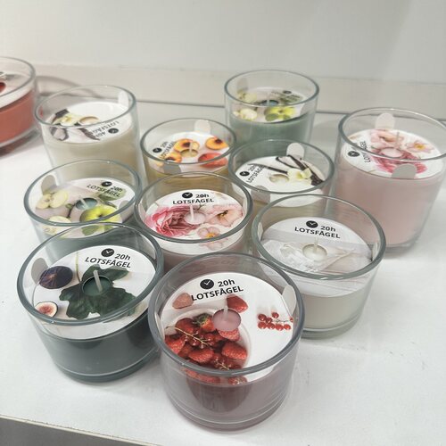IKEA宜家香味烛和玻璃杯家居饰品家居香薰香薰蜡烛正品包邮代购