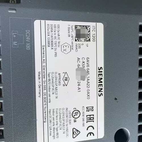 议价PLC ITC 1200 6AV6 646-1AA22可维修