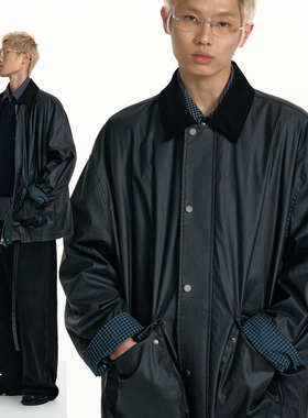 TGNS巴恩风谷仓vintage夹克男生秋季美式复古宽松休闲工装外套女