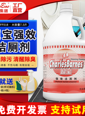 白云超宝大桶装洁厕剂商用马桶清洗剂酒店厕所清洁去污除垢洁厕灵