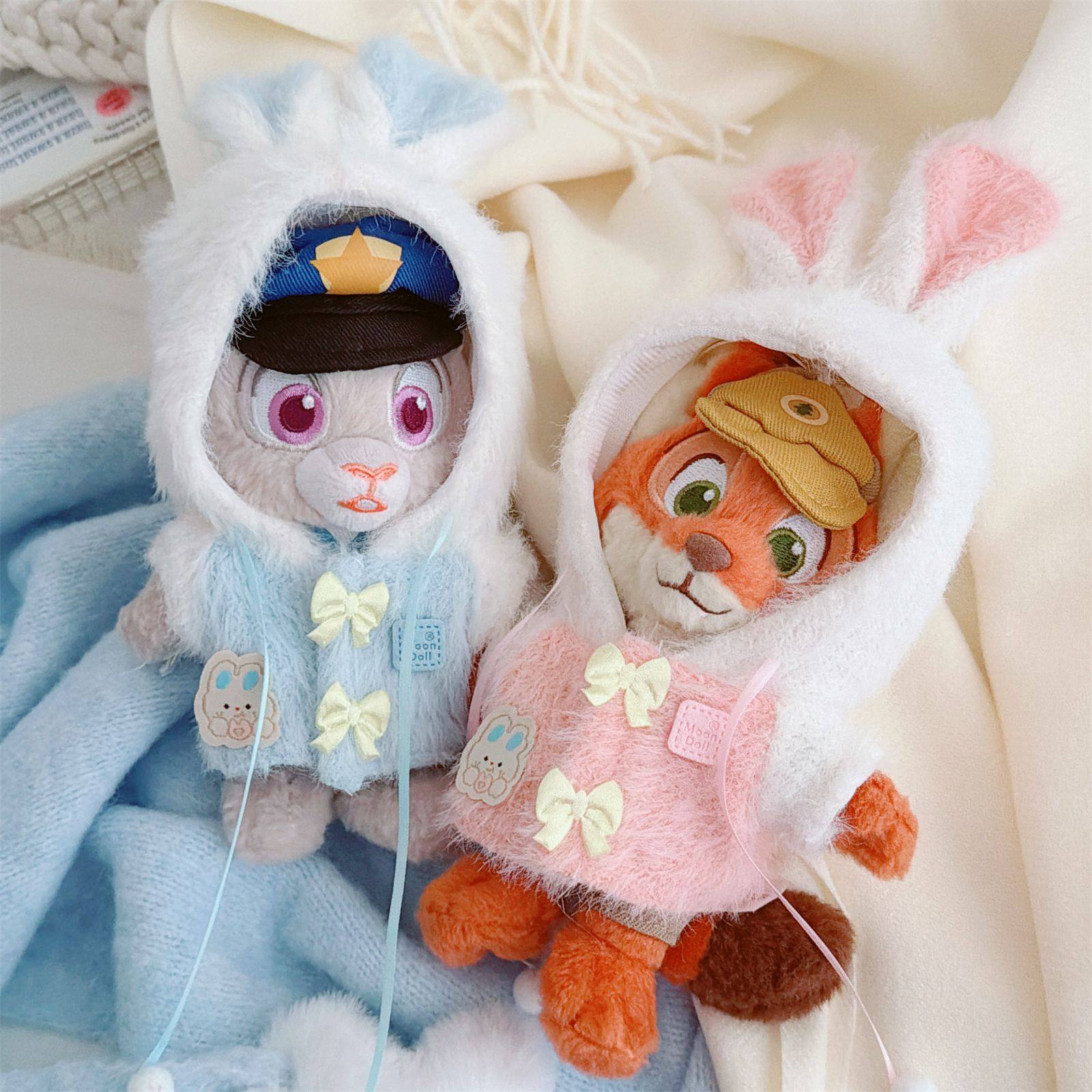 【仅售衣服】尼克小狐狸挂件娃衣服朱迪钥匙扣尼克娃衣外套兔