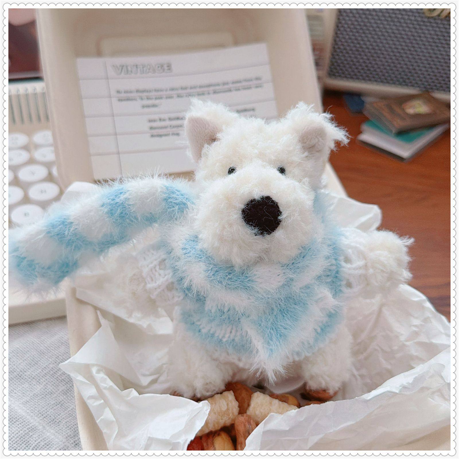 【仅衣服】jellycat西高地小狗挂件娃衣挂饰衣服围巾裙子可爱配件