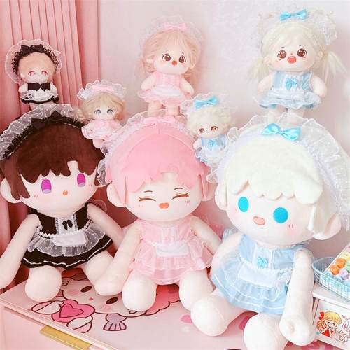 月亮公仔棉花娃娃衣服女仆