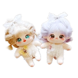 Хлопковая кукла с бабочкой, 20см, детская одежда