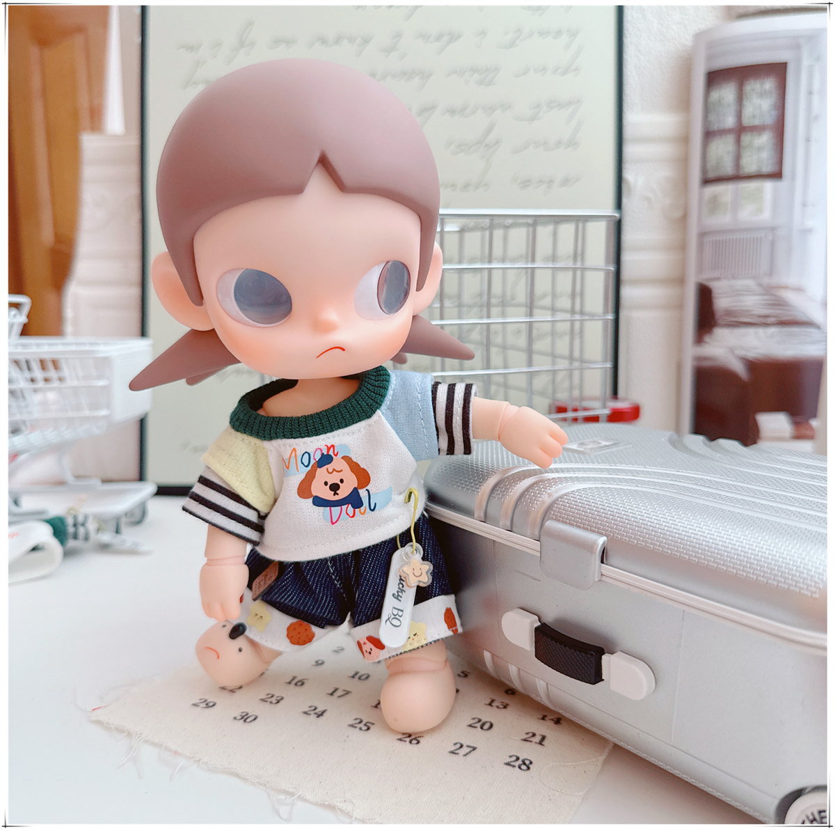 娃衣1/8可动玩偶嘎子姐童趣涂鸦