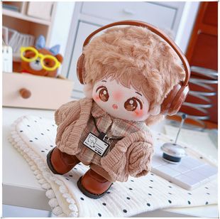 10cm棉花娃娃衬衫外套裤帽周可可/捶捶体15厘米娃衣格外好看套装