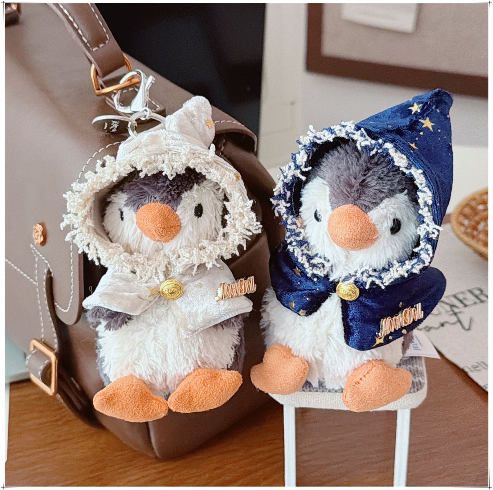 仅衣服】花生企鹅衣服11cm玩偶挂件花生企鹅衣服披肩斗篷