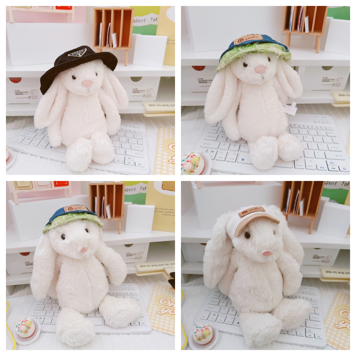 【仅衣服】jc31厘米邦尼兔可爱卡通渔夫帽鸭舌帽