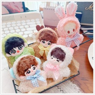 娃衣迷你衣服5cm娃衣娃帽5厘米7cm动物体海星体小着替动物连体衣