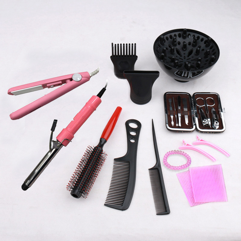 大风罩+美甲包+陶瓷直发器+金属卷发器+10赠品【包邮】