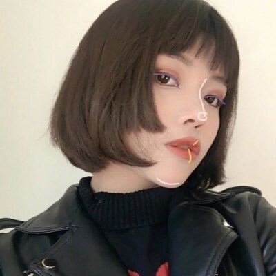 女姬式bobo头空气刘海内扣假发
