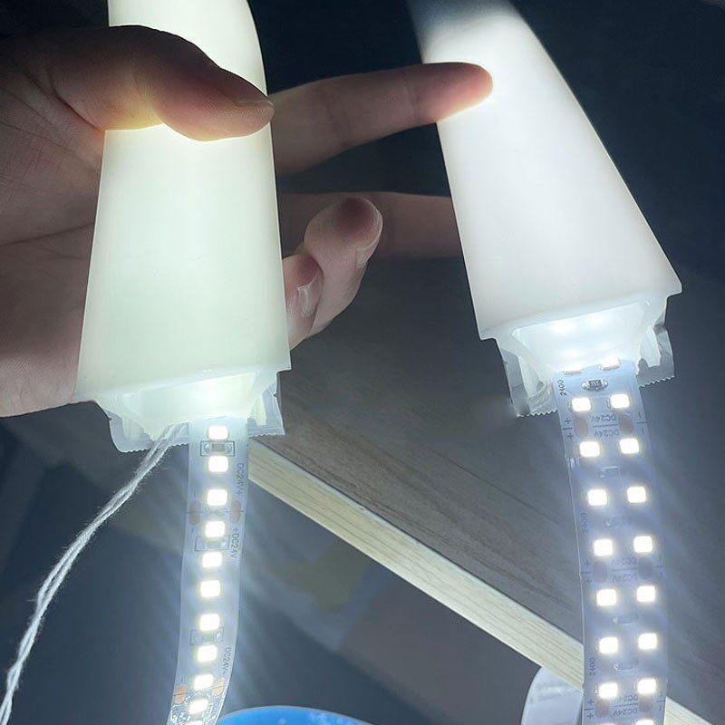 可弯曲新款硅胶灯带柔性线形线条灯嵌入式暗装弧形线性灯槽软灯条