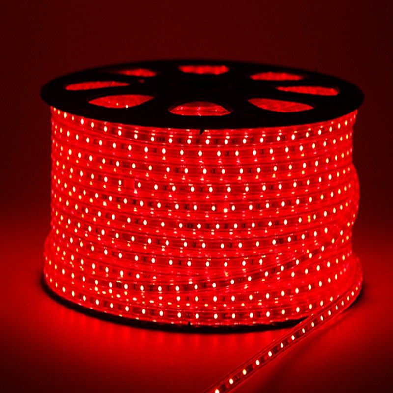 220V超高亮5050贴片灯带客厅吊顶霓虹防水LED灯带紫色粉红色紫光,家装灯饰光源,室内LED灯带,淘宝优惠券,粉丝福利购,淘宝优惠卷