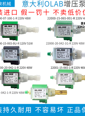 意大利模温机增压泵OLAB22000-07-100-1-R微型电磁水泵重量0.45KG