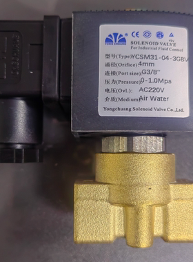 模温机电磁阀YCSM31-04-3GBV