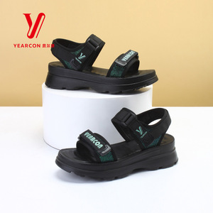 意尔康女凉鞋2023夏季新款小香风松糕厚底运动沙滩鞋增高休闲女鞋